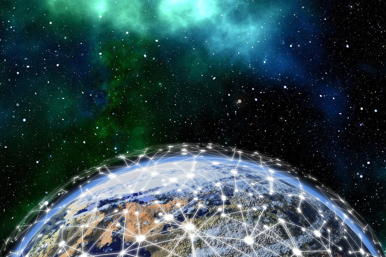 blockchain network purple